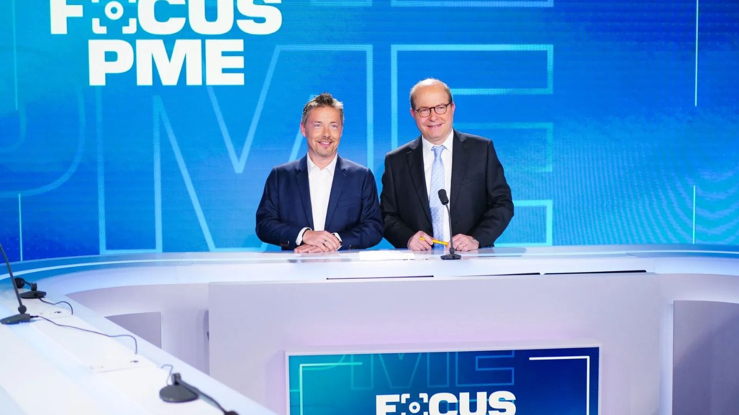Philippe Duvignac interviewé par Vincent Touraine sur BFM Business — émission Focus PME — juin 2024, en qualité de Président du Comité Marketing Signarama France
