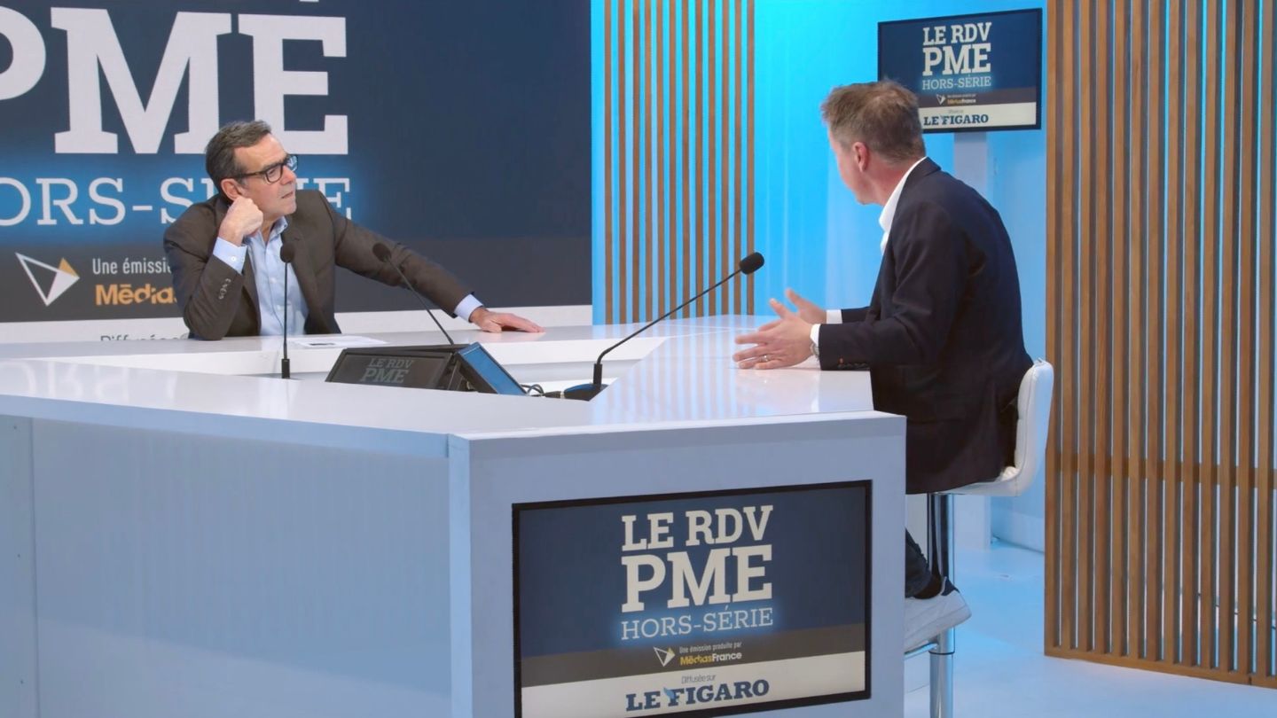 Philippe Duvignac sur le plateau de l'émission Le RDV des PME — diffusée sur lefigaro.fr — stratégie de marque et autorité SEO