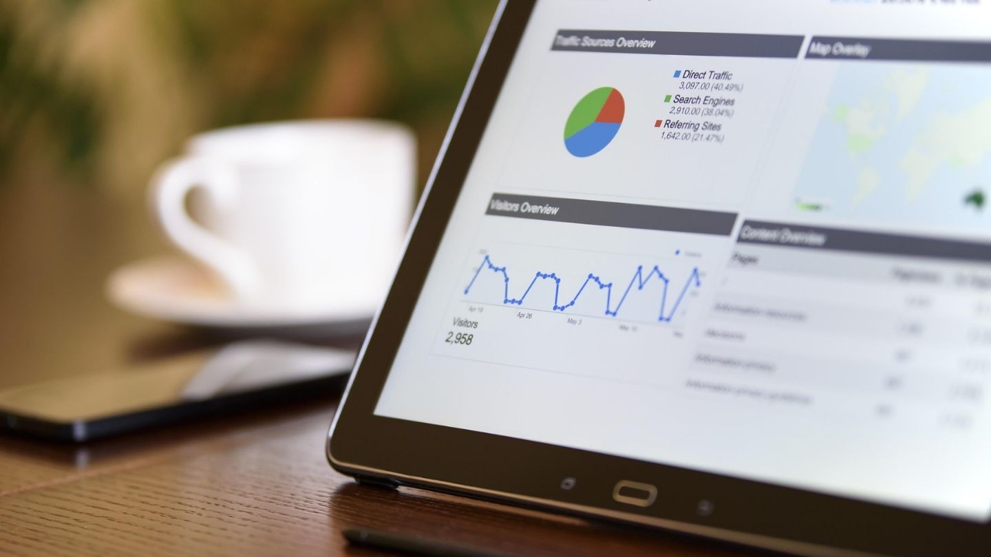 Tableau de bord analytics visitor overview — suivi des performances SEO et GEO pour les entreprises — Philippe Duvignac
