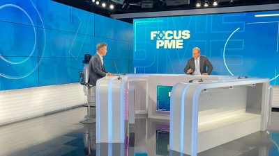 Philippe Duvignac sur le plateau de Vincent Touraine - BFM Business pour Signarama France